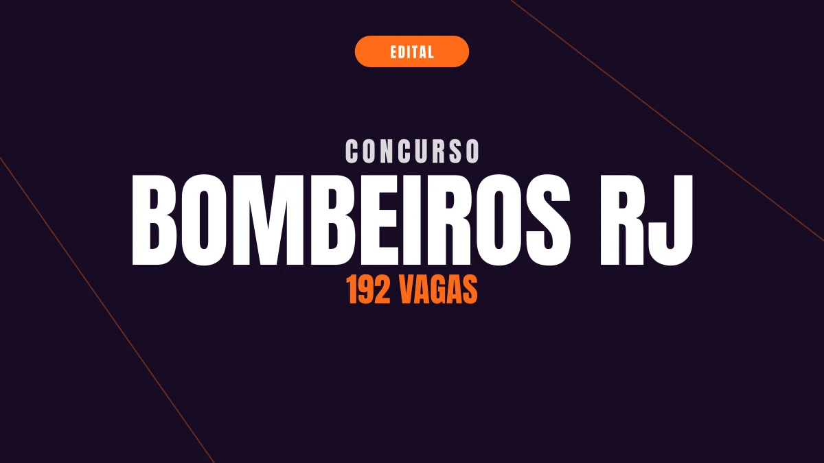 Concurso Bombeiros RJ: 192 vagas de saúde e R$ 12,2 mil
