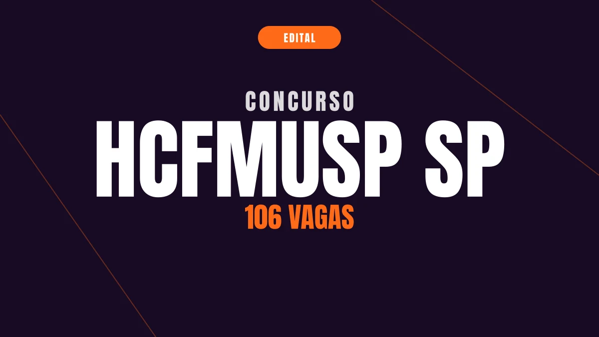 Concurso HCFMUSP SP: 106 vagas de enfermagem
