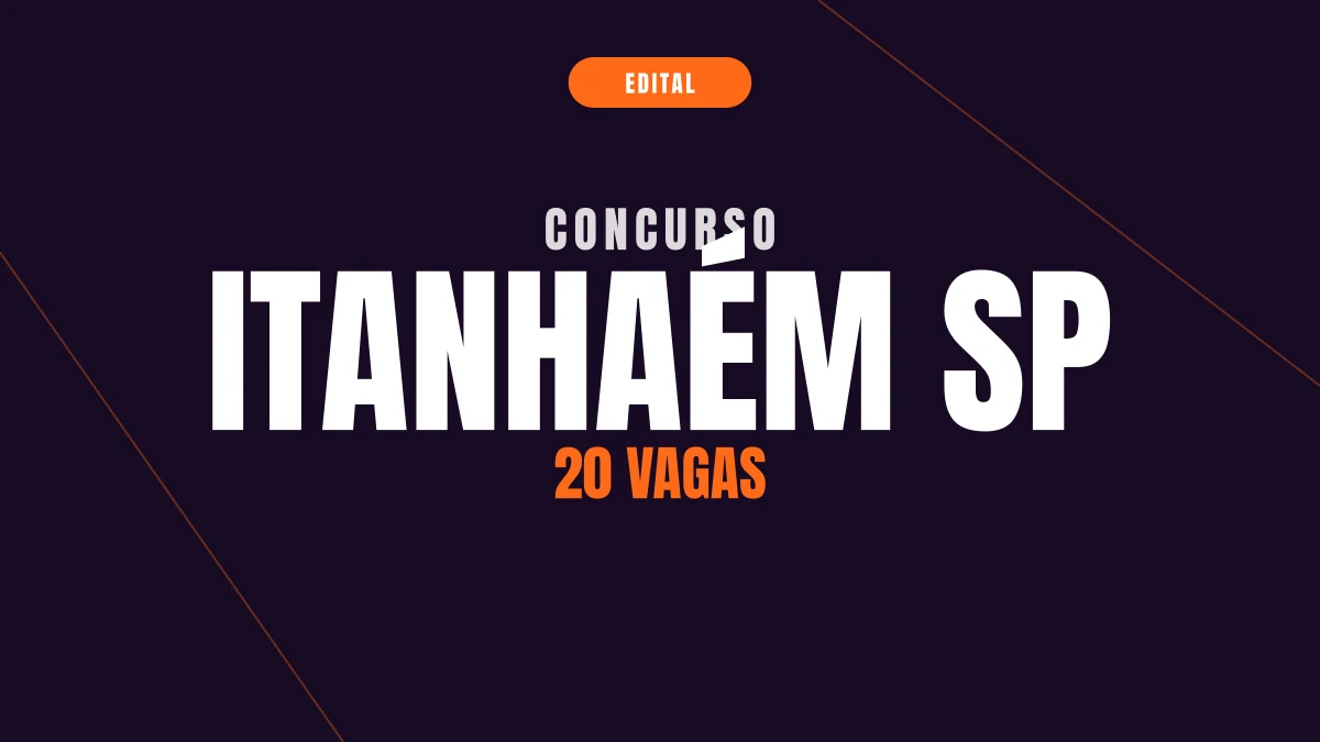 Concurso Itanhaém SP: 20 vagas de Guarda Civil Municipal