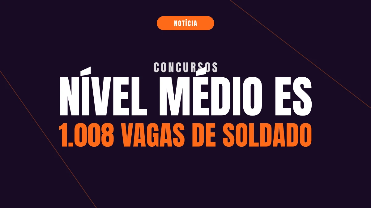 Concursos de nível médio no Espírito Santo para 2027