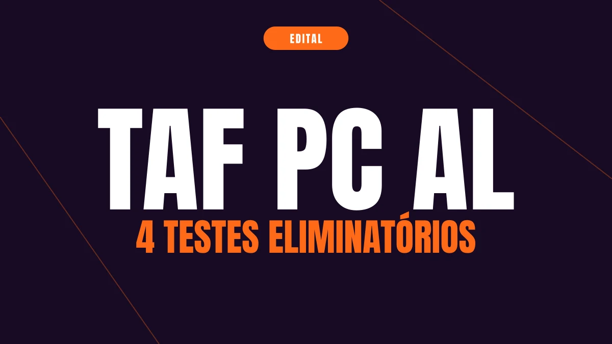 TAF PC AL: como é o teste físico e os índices